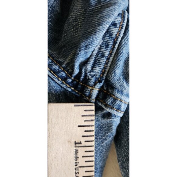 American Eagle Outfitters jeans Mens Blue Denim Jeans 32 x 32 Classic Fit FLAWS - Picture 9 of 11